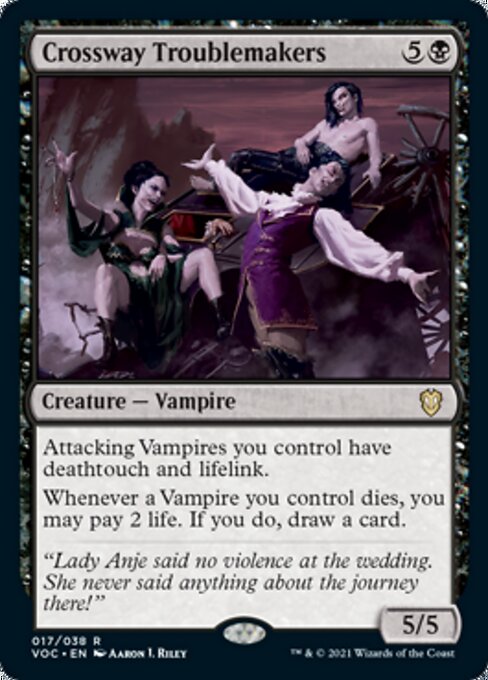 Crossway Troublemakers (Commander 2021 Crimson Vow) Near Mint