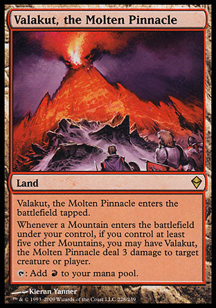 Valakut, the Molten Pinnacle (Zendikar) Near Mint Foil