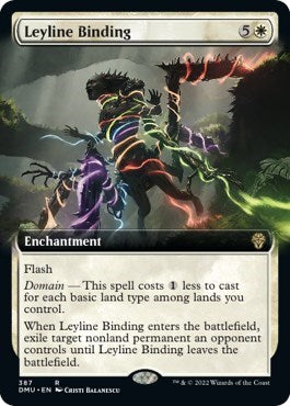 Leyline Binding (Extended Art) (Dominaria United) Near Mint