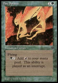 Fire Sprites (Legends) Near Mint Italian