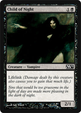 Child of Night (Magic 2012 Core Set) Near Mint Foil