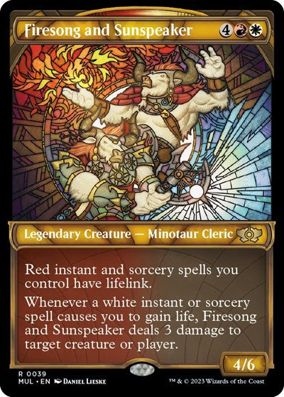 Firesong and Sunspeaker (March of the Machine: Multiverse Legends) Near Mint Foil