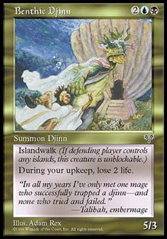 Benthic Djinn (Mirage) Near Mint