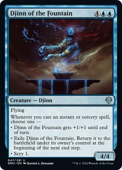 Djinn of the Fountain (Dominaria United) Near Mint