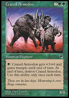 Crazed Armodon (Tempest) Near Mint