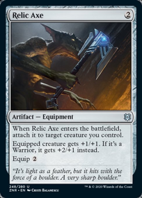 Relic Axe (Zendikar Rising) Near Mint Foil