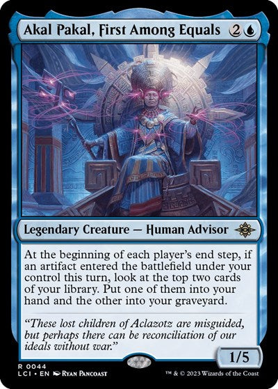 Akal Pakal, First Among Equals (The Lost Caverns of Ixalan) Near Mint Foil