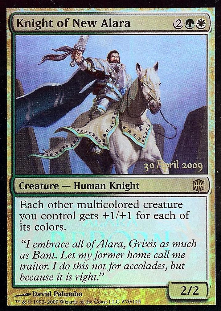 Knight of New Alara (AR Prerelease) (Promotional Cards) Near Mint Foil