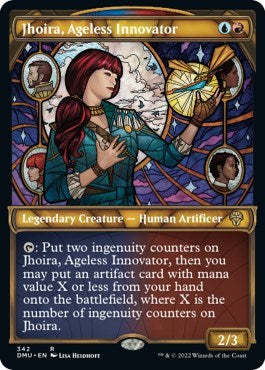Jhoira, Ageless Innovator (Textured Foil) (Dominaria United) Near Mint
