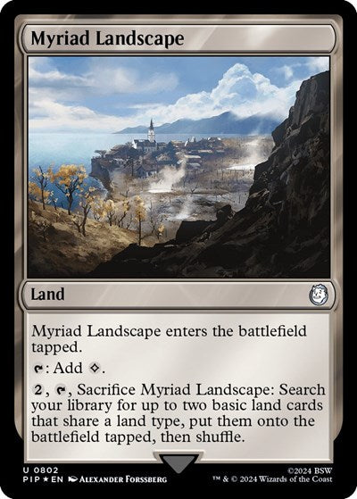 Myriad Landscape (Surge Foil) (Universes Beyond: Fallout) Near Mint
