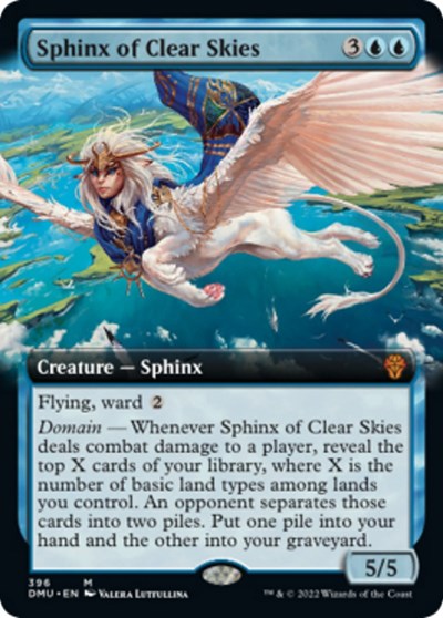 Sphinx of Clear Skies (Extended Art) (Dominaria United) Near Mint