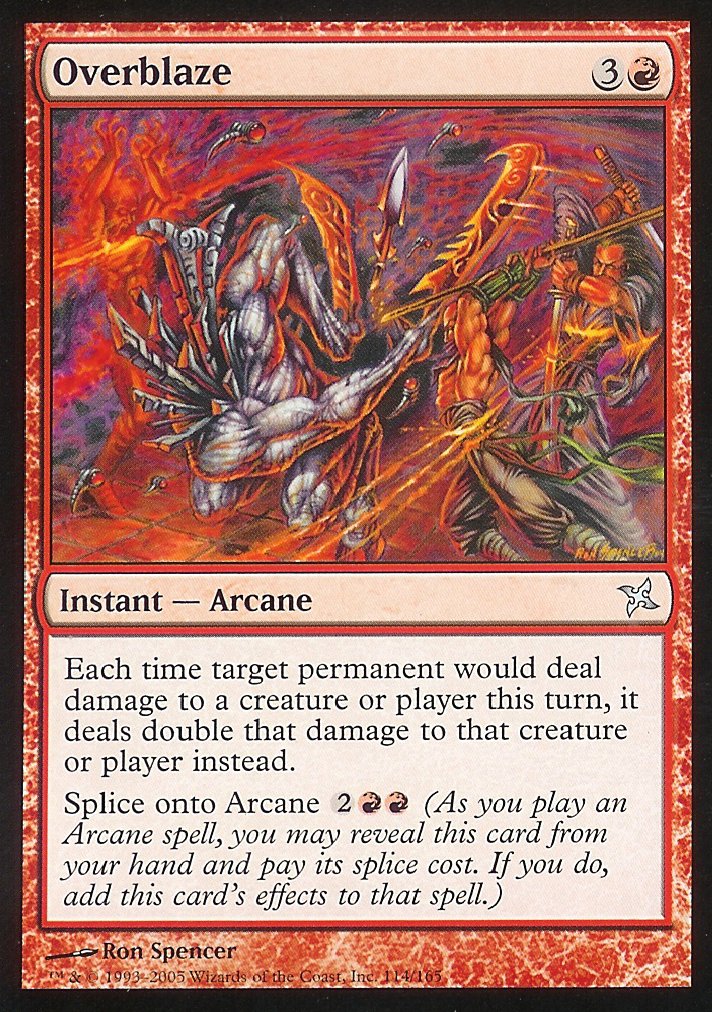 Overblaze (Betrayers of Kamigawa) Near Mint Foil