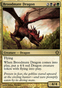 Broodmate Dragon (Shards of Alara) Light Play