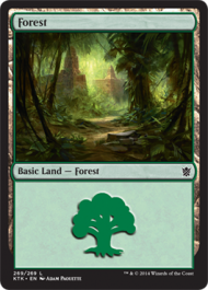 Forest (269) (Khans of Tarkir) Near Mint