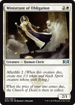 Ministrant of Obligation (Ravnica Allegiance) Near Mint Foil