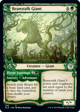 Beanstalk Giant (Showcase) (Throne of Eldraine) Near Mint