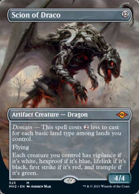 Scion of Draco (Borderless) (Modern Horizons 2) Near Mint
