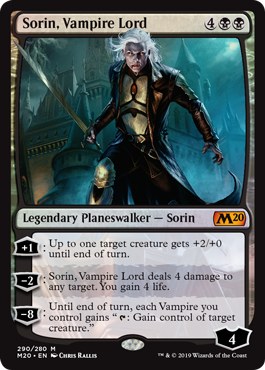 Sorin, Vampire Lord (Magic 2020 Core Set) Near Mint