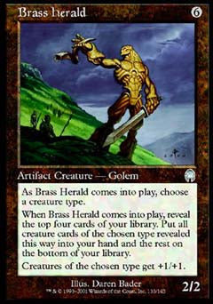 Brass Herald (Apocalypse) Near Mint Foil