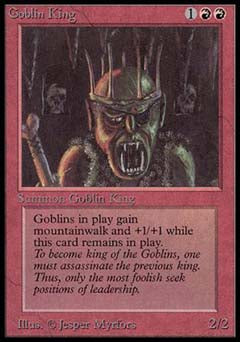 Goblin King (Beta) Near Mint