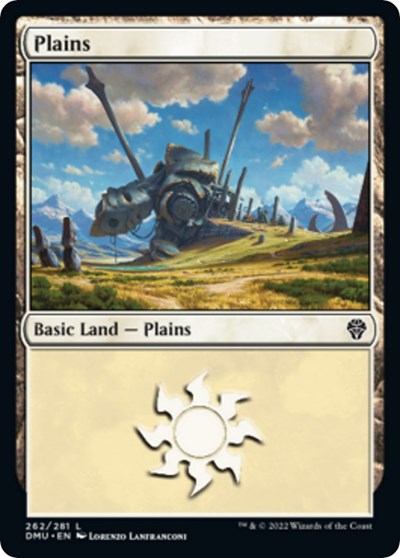 Plains (262) (Dominaria United) Near Mint Foil