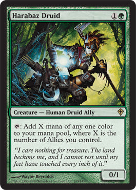 Harabaz Druid (Worldwake) Light Play