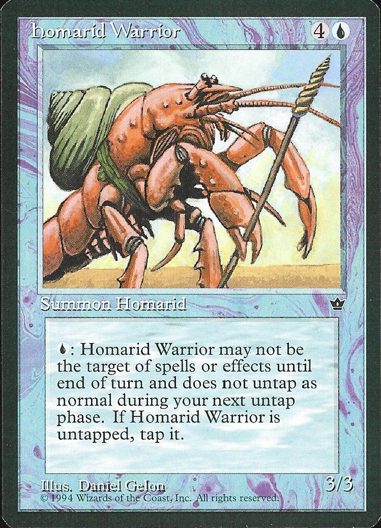 Homarid Warrior (2) (Fallen Empires) Near Mint
