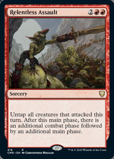 Relentless Assault (Commander 2020 Commander Legends) Near Mint