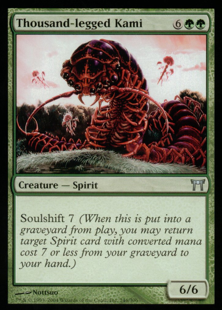 Thousand-legged Kami (Champions of Kamigawa) Light Play Foil