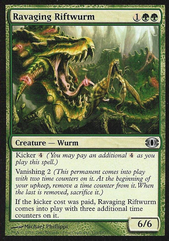 Ravaging Riftwurm (Futuresight) Near Mint Foil Japanese