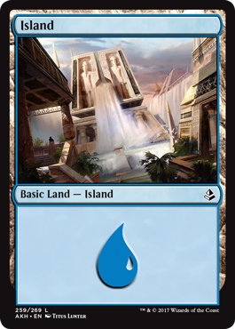 Island (259) (Amonkhet) Near Mint