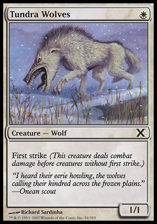 Tundra Wolves (10th Edition) Near Mint Japanese