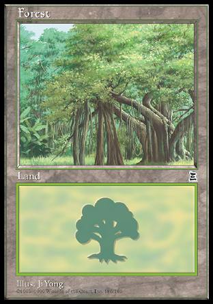Forest (180) (Portal Three Kingdoms) Near Mint Japanese