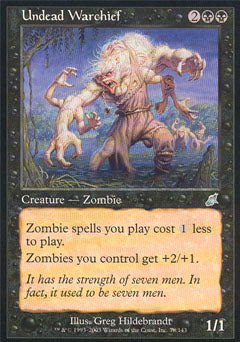 Undead Warchief (Scourge) Near Mint Foil