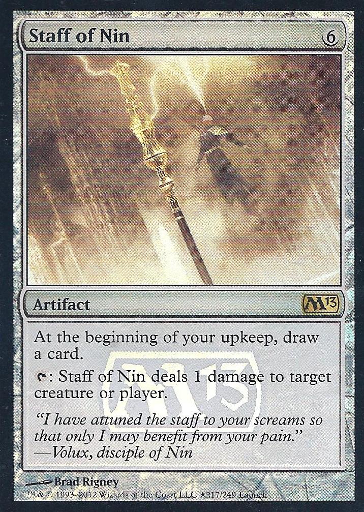 Staff of Nin Release Day (Promotional Cards) Light Play Foil