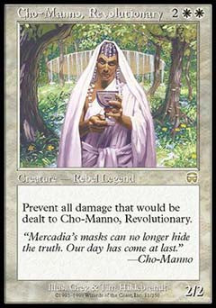 Cho-Manno, Revolutionary (Mercadian Masques) Near Mint Foil