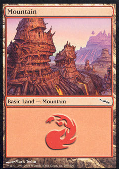 Mountain (299) (Mirrodin) Near Mint Foil