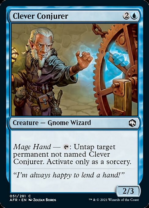 Clever Conjurer (Adventures in the Forgotten Realms) Near Mint Foil