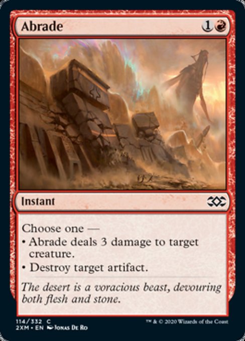 Abrade (Double Masters) Near Mint