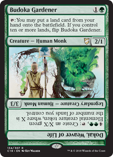 Budoka Gardener (Commander 2018) Near Mint