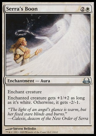 Serra's Boon (Duel Decks: Divine vs Demonic) Light Play