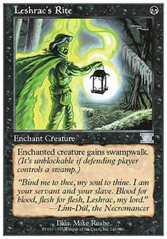 Leshrac's Rite (Classic 6th Edition) Light Play