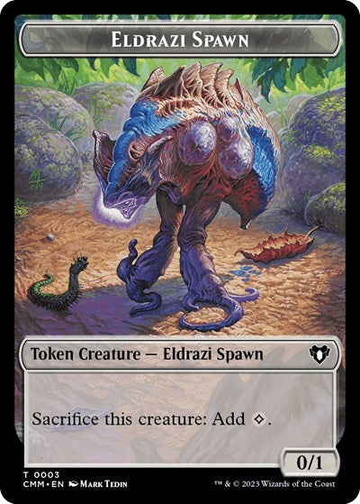 Eldrazi Spawn / Cat (0005) Double-Sided Token (Commander Masters) Near Mint
