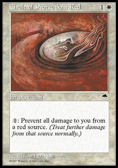 Circle of Protection: Red (Tempest) Near Mint