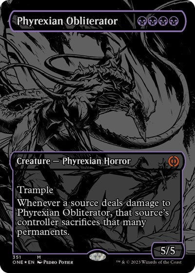 Phyrexian Obliterator (Oil Slick Raised Foil) (Phyrexia: All Will Be One) Near Mint