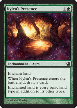 Nylea's Presence (Theros) Near Mint Foil