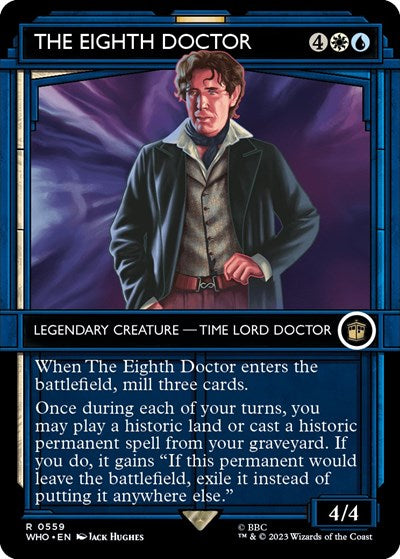 The Eighth Doctor (Showcase) (Universes Beyond: Doctor Who) Near Mint Foil