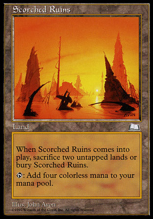 Scorched Ruins (Weatherlight) Near Mint