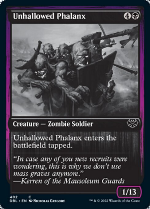 Unhallowed Phalanx (Innistrad: Double Feature) Near Mint