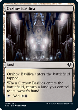 Orzhov Basilica (Commander 2020 Ikoria) Near Mint